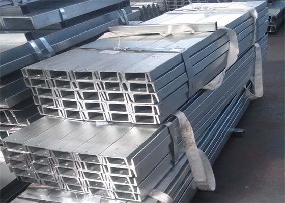 ASTM 304 316 Hot Rolled Hollow Sections , 3.0Mm U Shaped Stainless Steel Channel