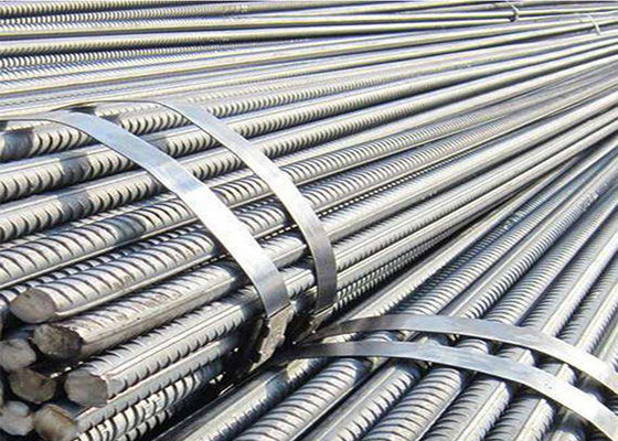 ASTM A615 HRB Hot Rolled Steel Bars , 600 Deformed Reinforcing Bars